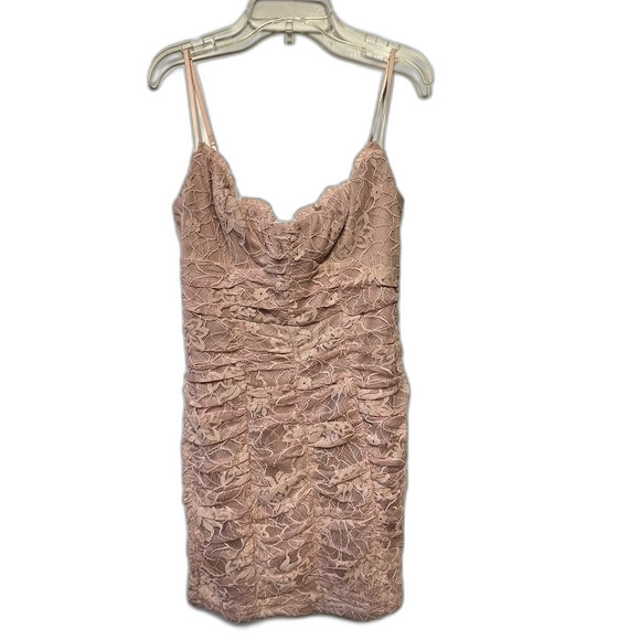 Hello Molly Letters on Love Lace Mini Dress in Pink M NWT - Picture 13 of 14